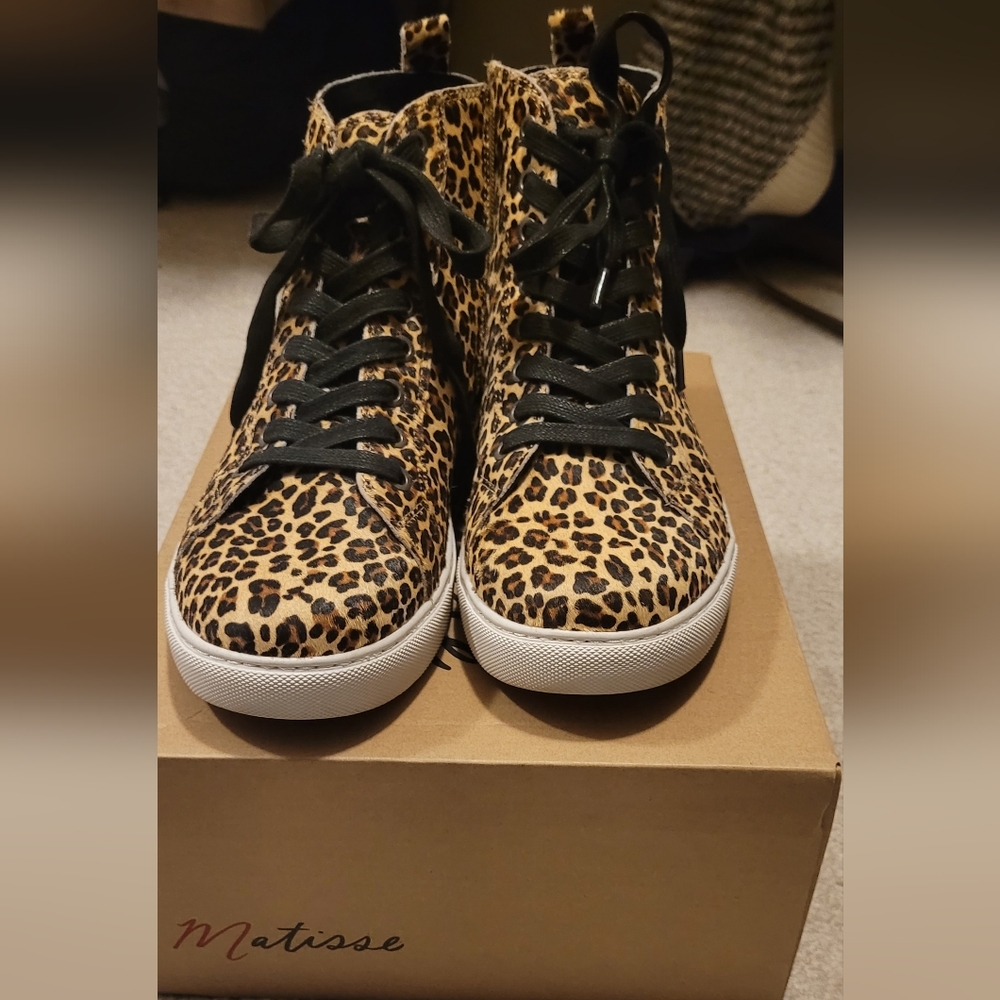 Cheetah Print High Tops